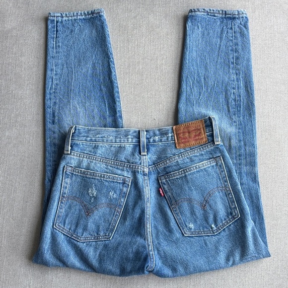 Levi's High Rise Skinny Woman’s Blue Jeans 👖 size 25 - Picture 3 of 10
